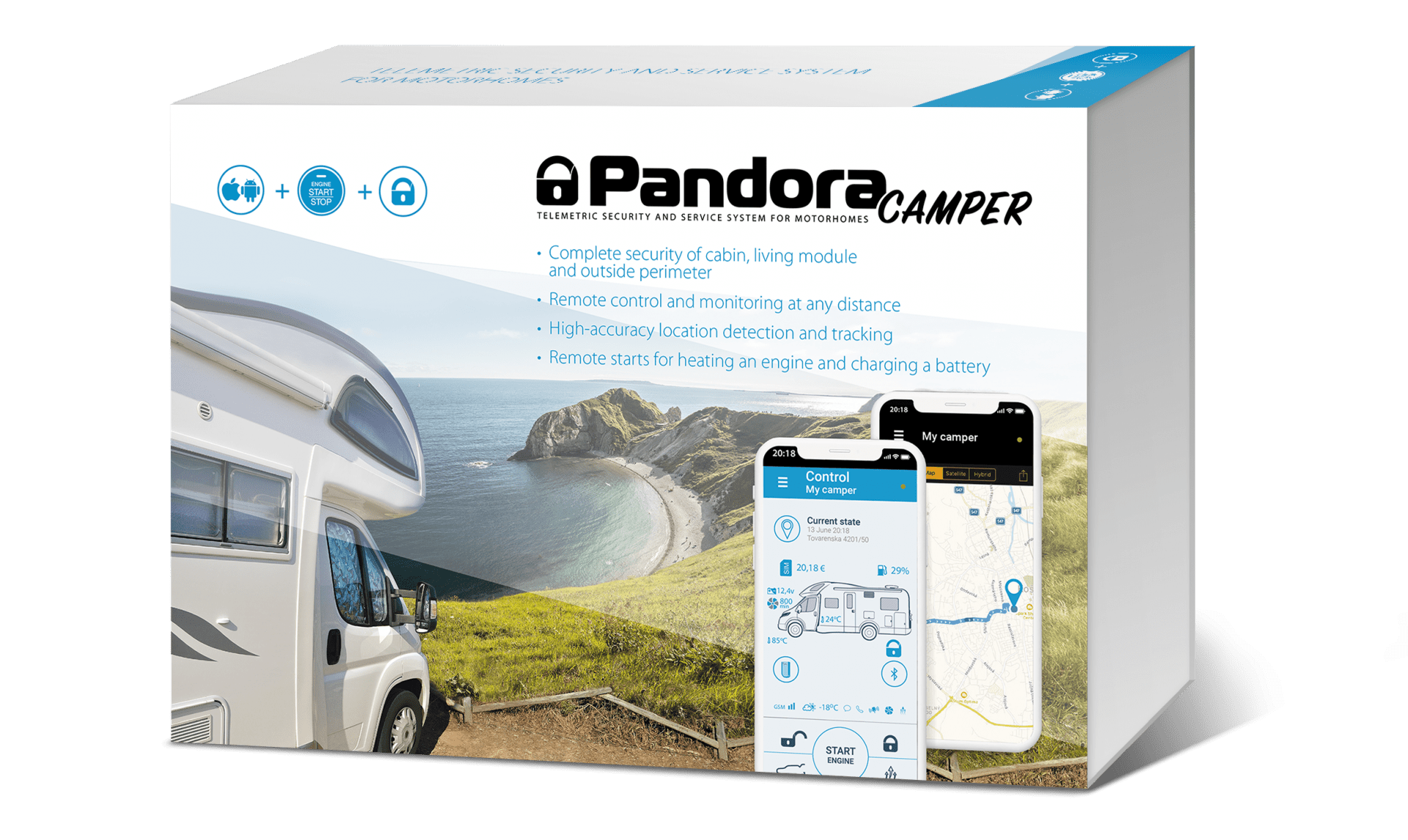 Pandora Camper Wohnmobil Alarmanlage mit GPS Ortungssystem 1